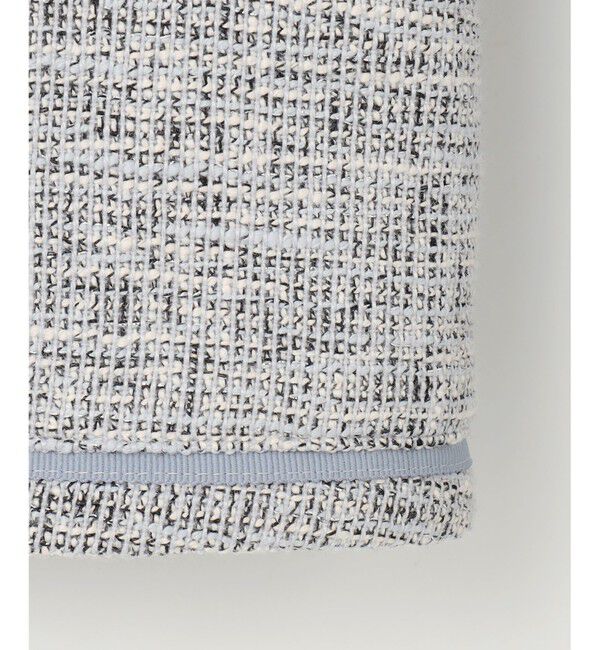 ANY SIS「【洗える】ライトストレッチ ツイード ジャケット」|ノーカラージャケット|