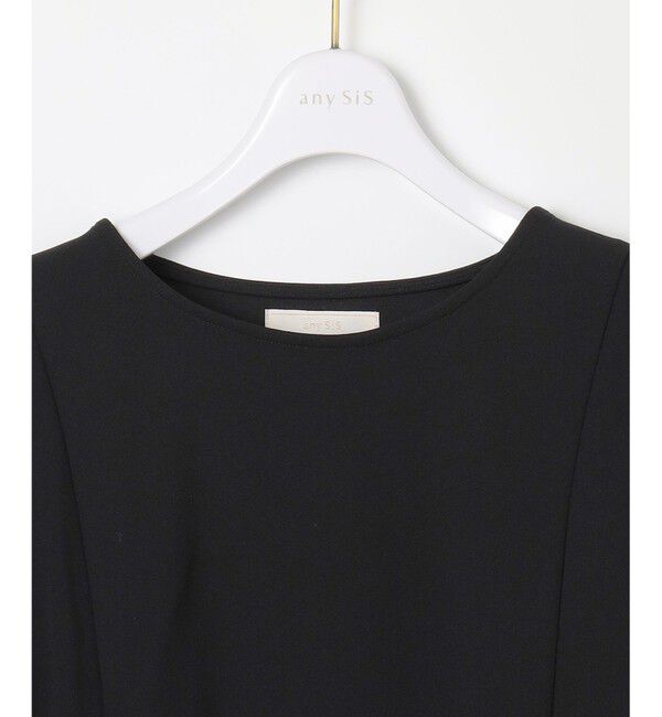 any SiS「【WEB・一部店舗限定】ペプラムチュールコンビ セット」|スーツ|