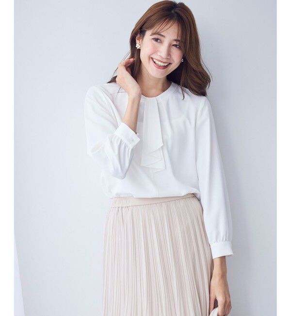 ANY SIS「【洗える】ボウタイ ブラウス」|シャツ・ブラウス|