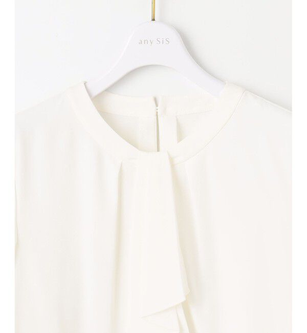 ANY SIS「【洗える】ボウタイ ブラウス」|シャツ・ブラウス|
