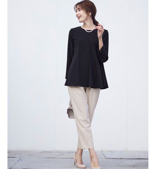 any SiS「【洗える】セレモニーダブルクロス ブラウス」|シャツ・ブラウス|