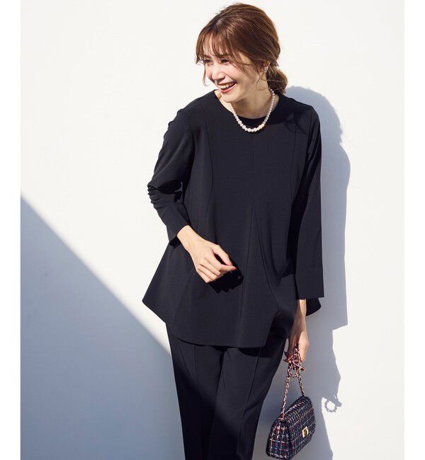 any SiS「【洗える】セレモニーダブルクロス ブラウス」|シャツ・ブラウス|