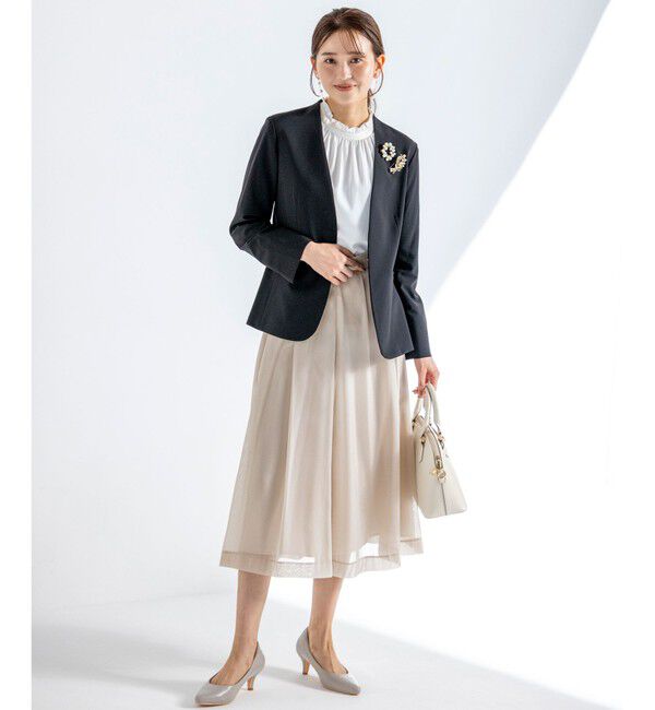 ANY SIS「【洗える】シャイニータック スカート」|スカート|