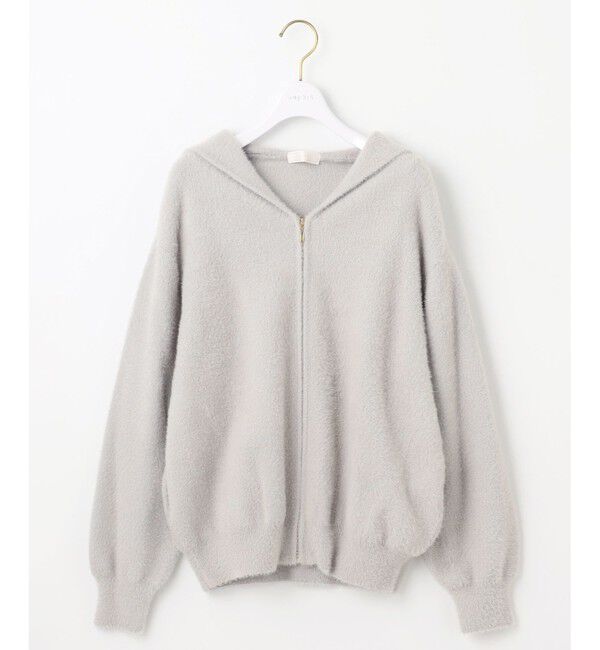 ANY SIS「【洗える】シャギーニット パーカー」|ニット・セーター|