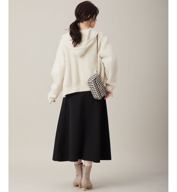 ANY SIS「【洗える】シャギーニット パーカー」|ニット・セーター|