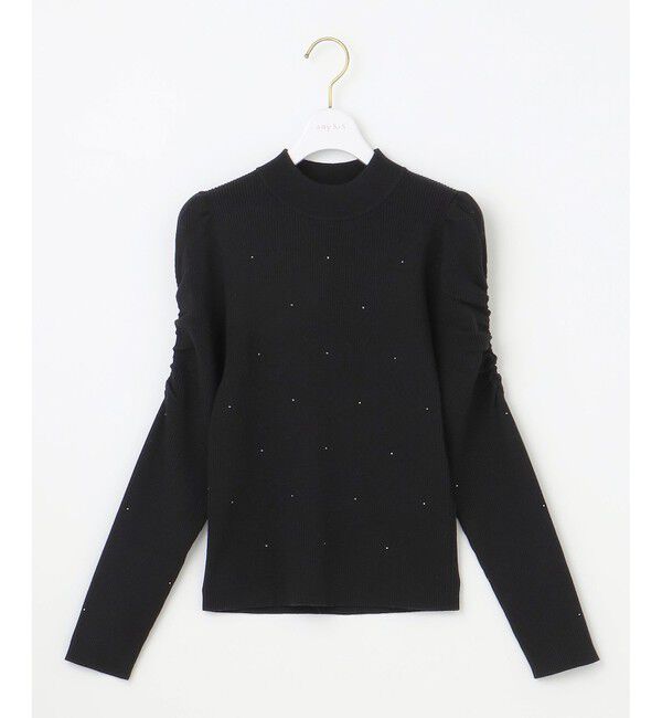 ANY SIS「【洗える】ビジュー プルオーバー」|ニット・セーター|