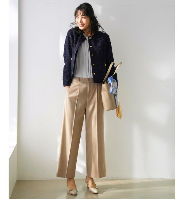 ANY SIS「褒めらレディストレッチ ワイドパンツ」|その他|