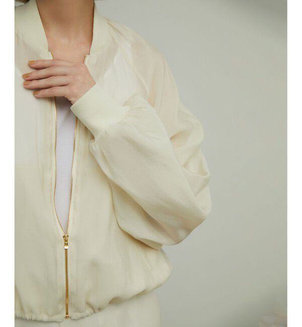 BEIGE,「NINA / タフタブルゾン」|ブルゾン・スタジャン|