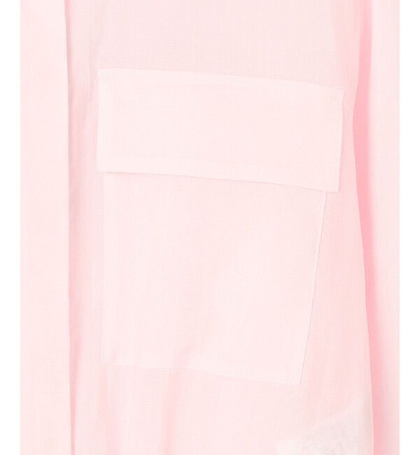 BEIGE,「【洗える・Precious 6月号掲載】PAULINE / ビックポケットドロストリネンブラウス」|シャツ・ブラウス|