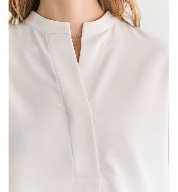 BEIGE,「【セットアップ対応】SPHENE / スタンドカラープルオーバーブラウス」|シャツ・ブラウス|