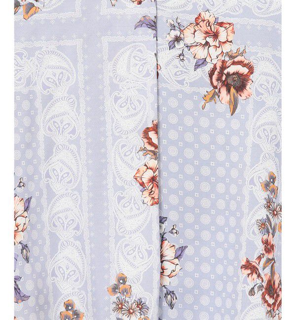  「バンダナフラワープリントトップ」|シャツ・ブラウス|