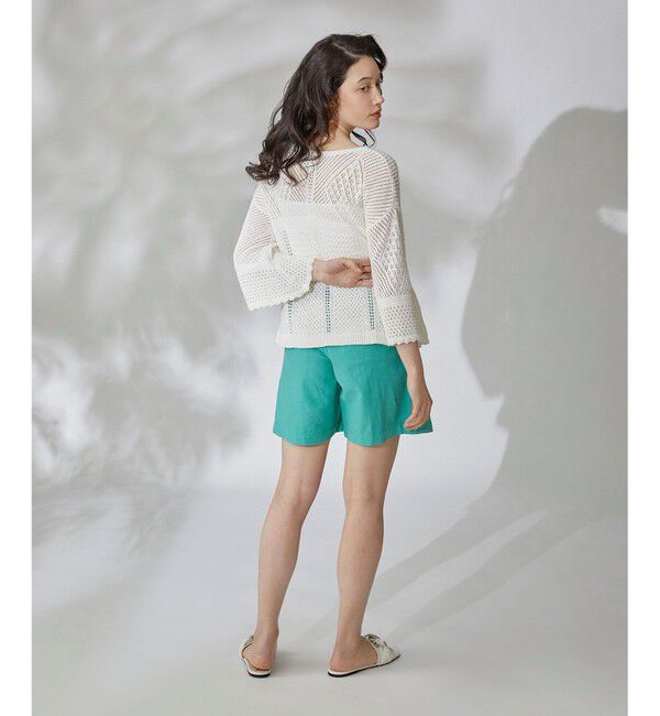 GRACE CONTINENTAL「透かしニットトップ」|ニット・セーター|