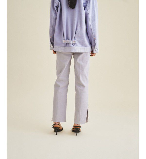 Grace Class「サイドスリットデニムパンツ」|デニム|