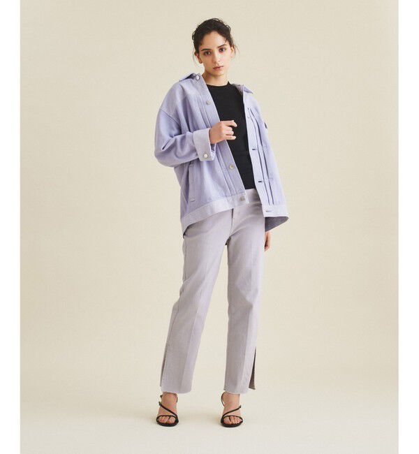 Grace Class「サイドスリットデニムパンツ」|デニム|