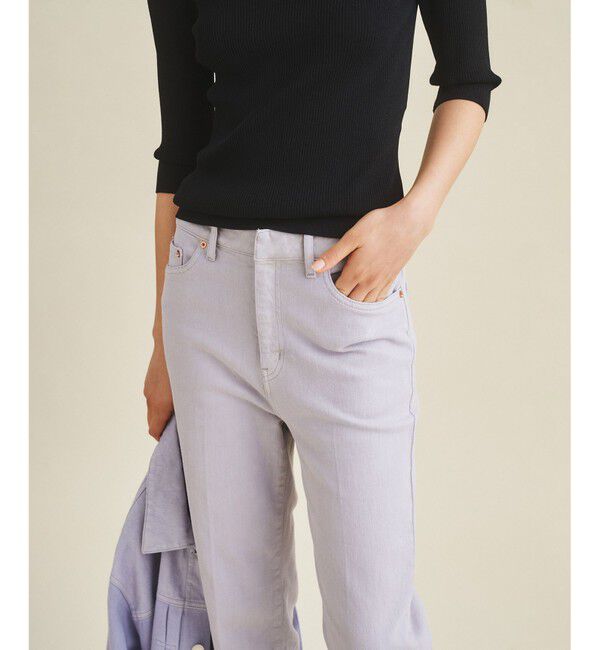 Grace Class「サイドスリットデニムパンツ」|デニム|