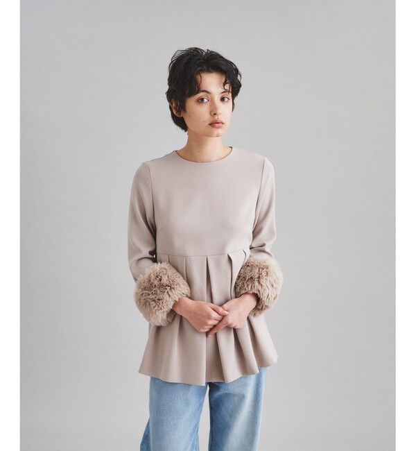  「ファーカフストップ」|Tシャツ・カットソー|