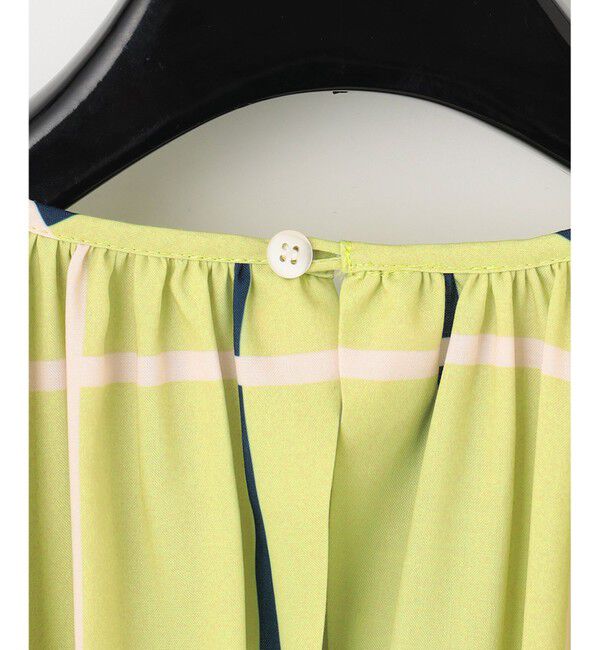 Grace Class「チェックプリントギャザードレス」|ワンピース|