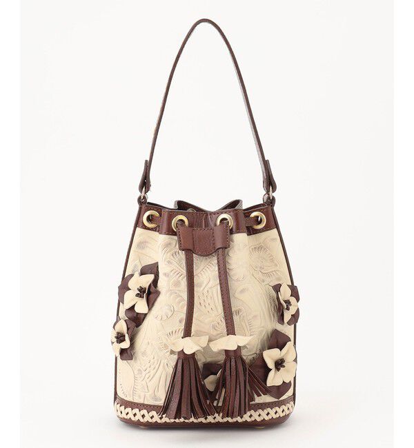 Carving Tribes「Flower Motif Bag」|ハンドバッグ|ﾀﾞｰｸﾌﾞ