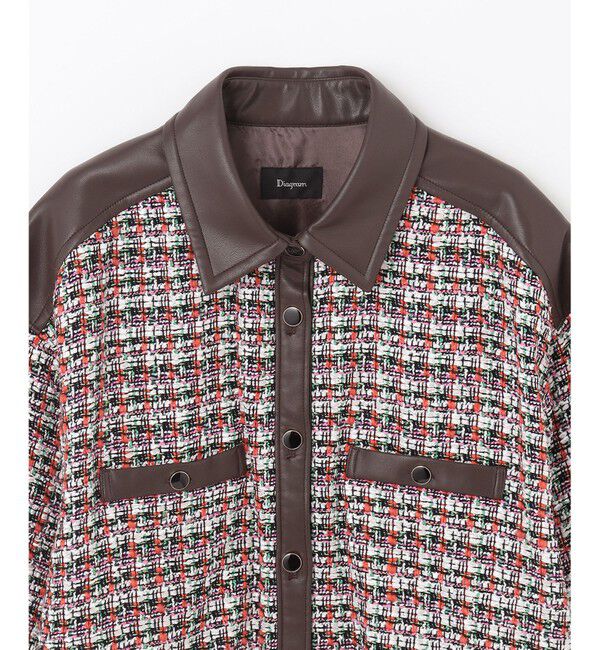 Diagram「ツイードコンビシャツブラウス」|シャツ・ブラウス|