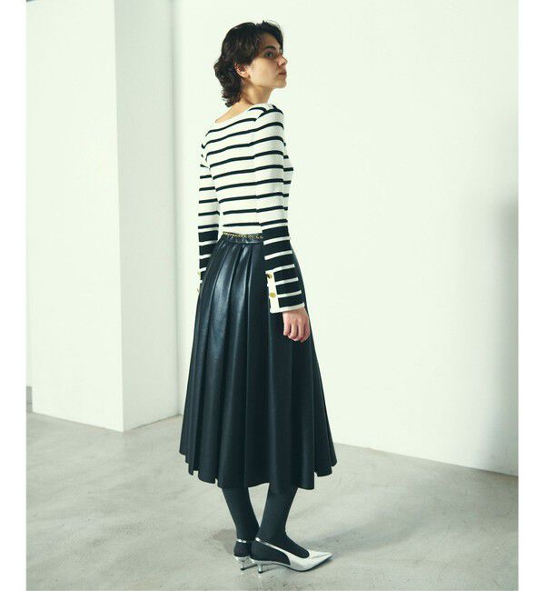 Diagram「フェイクレザープリーツスカート」|スカート|