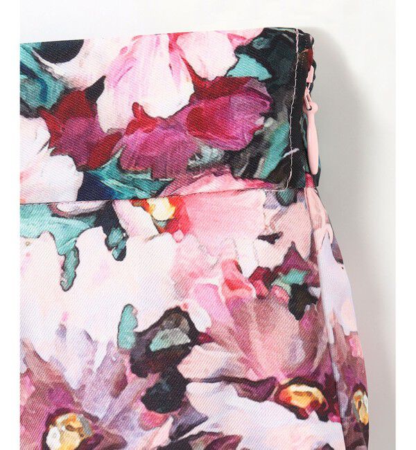 GRACE CONTINENTAL「グラデフラワープリントスカート」|スカート|