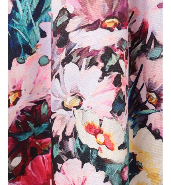 GRACE CONTINENTAL「グラデフラワープリントスカート」|スカート|