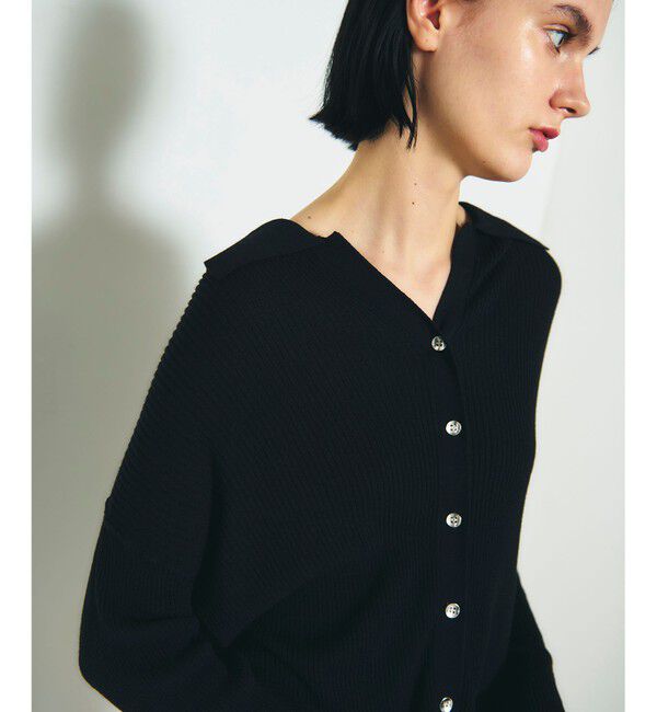 Diagram「スラブリブシャツニットトップ」|ニット・セーター|