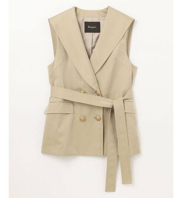 Diagram「セーラーカラーサテンベスト」|ベスト・ジレ|