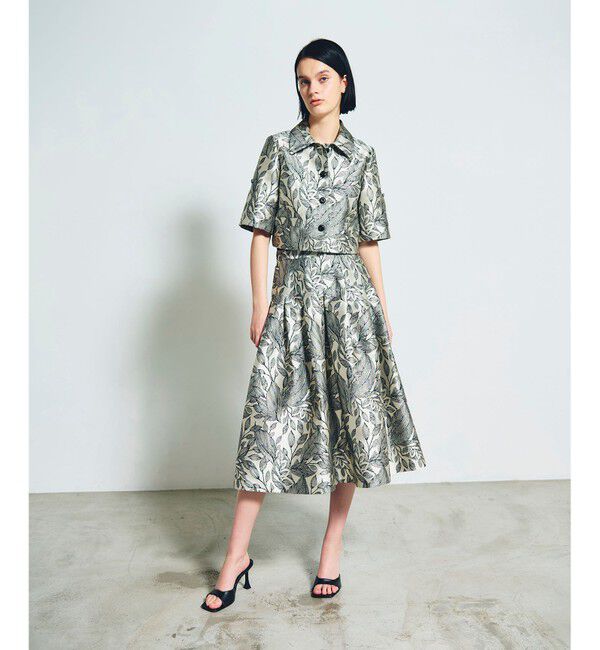 Grace Class「ボタニカルジャガードスカート」|スカート|キナリ