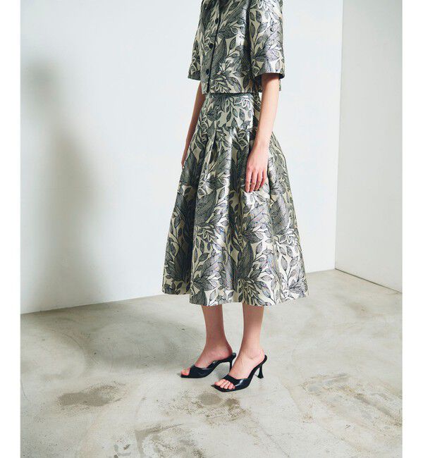 Grace Class「ボタニカルジャガードスカート」|スカート|