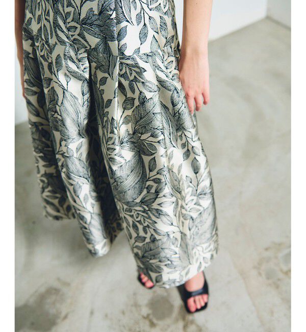 Grace Class「ボタニカルジャガードスカート」|スカート|