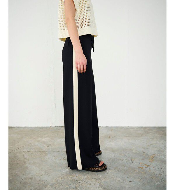 Diagram「バイカラーニットパンツ」|その他|ブラック