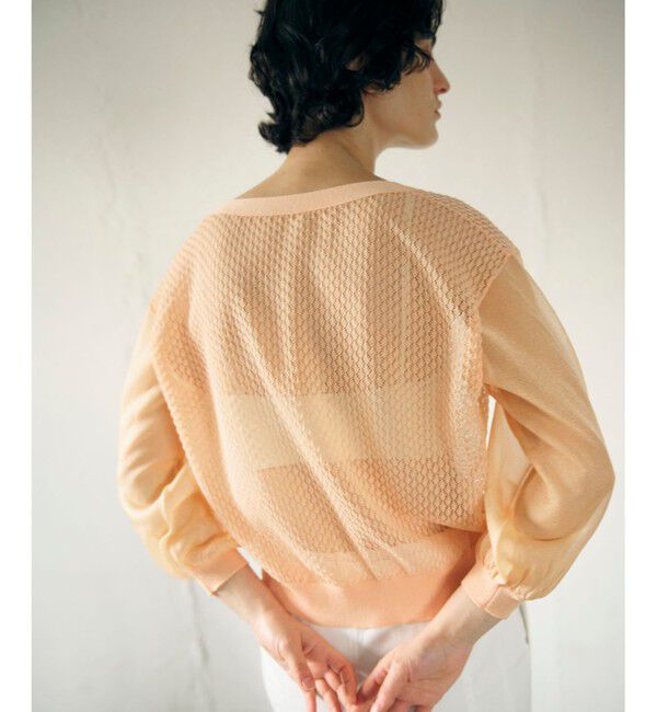 GRACE CONTINENTAL「シアードルマンニットカーディガン」|カーディガン|