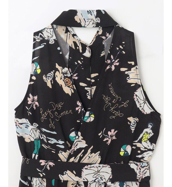 Grace Class「バックコンシャスプリントワンピース」|ワンピース|