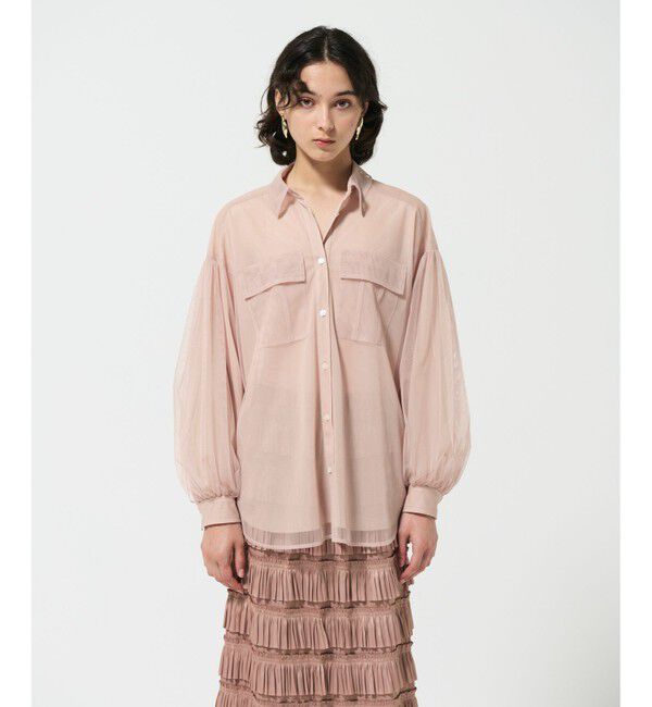 Diagram「チュールレイヤードシャツ」|シャツ・ブラウス|