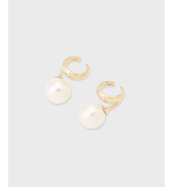 GRACE CONTINENTAL「パールダブル イヤークリップ」|イヤリング|