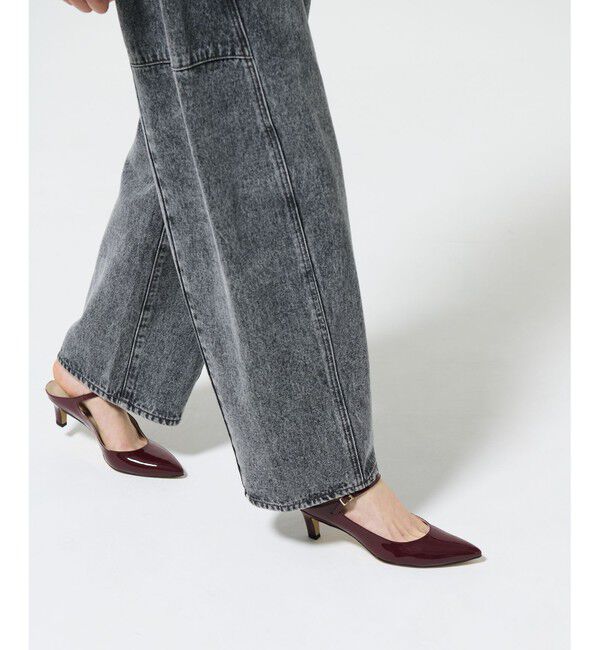 GRACE CONTINENTAL「CORSO ROMA ストラップヒール」|パンプス|ボルドー