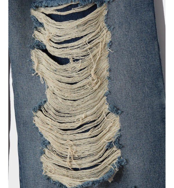 Grace Class「ハードクラッシュデニムパンツ」|デニム|