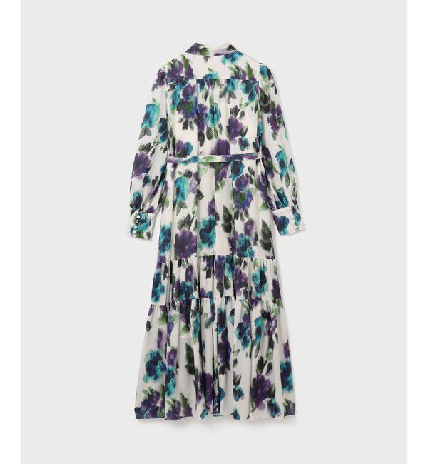 GRACE CONTINENTAL「フラワープリントティアードワンピース」|ワンピース|