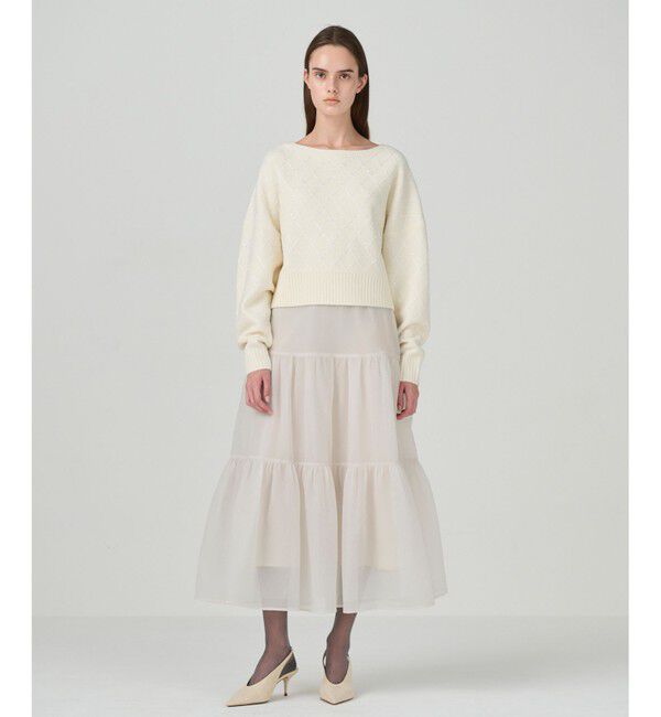 GRACE CONTINENTAL「スパークルニットトップ」|ニット・セーター|