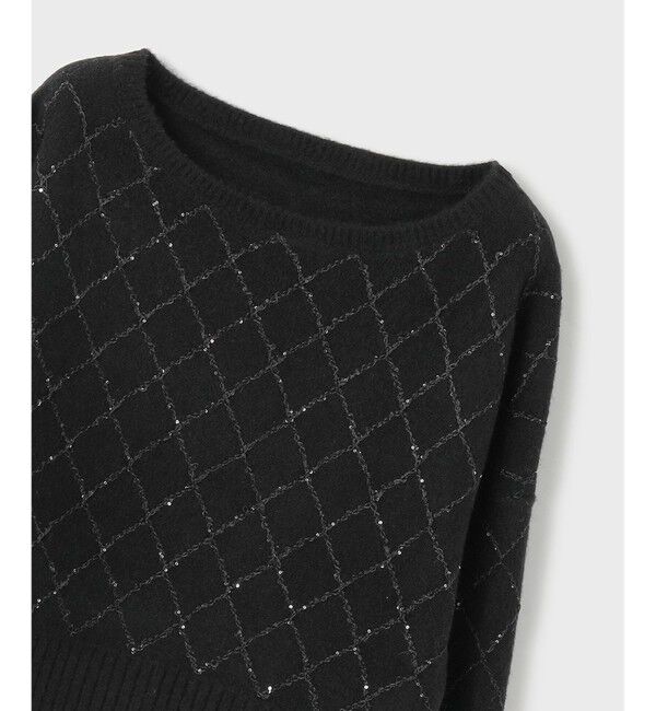 GRACE CONTINENTAL「スパークルニットトップ」|ニット・セーター|