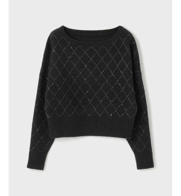 GRACE CONTINENTAL「スパークルニットトップ」|ニット・セーター|