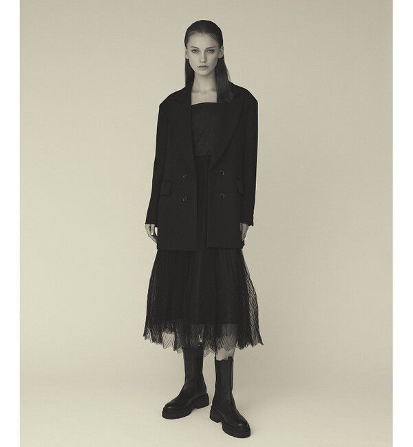 Grace Class「チュールプリーツコンビワンピース」|ワンピース|