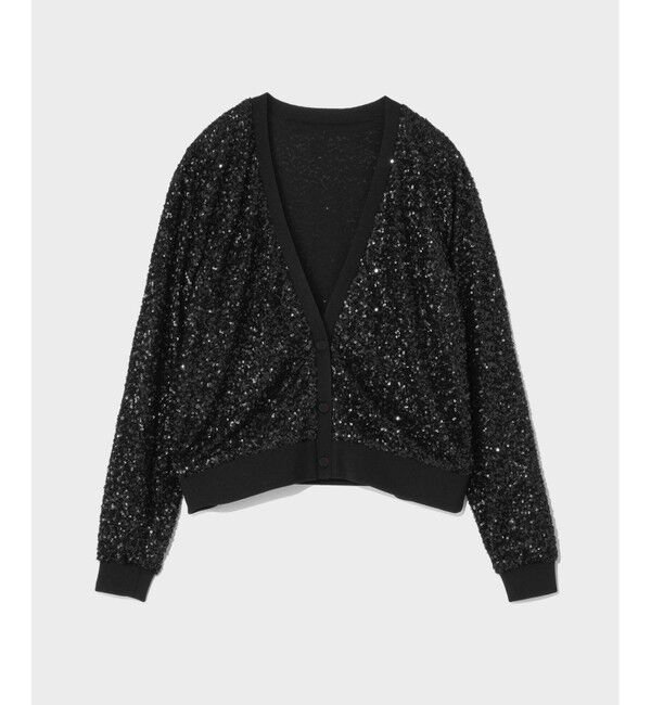 Grace Class「スパンコールニットカーディガン」|カーディガン|