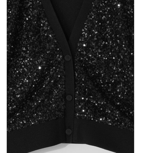 Grace Class「スパンコールニットカーディガン」|カーディガン|