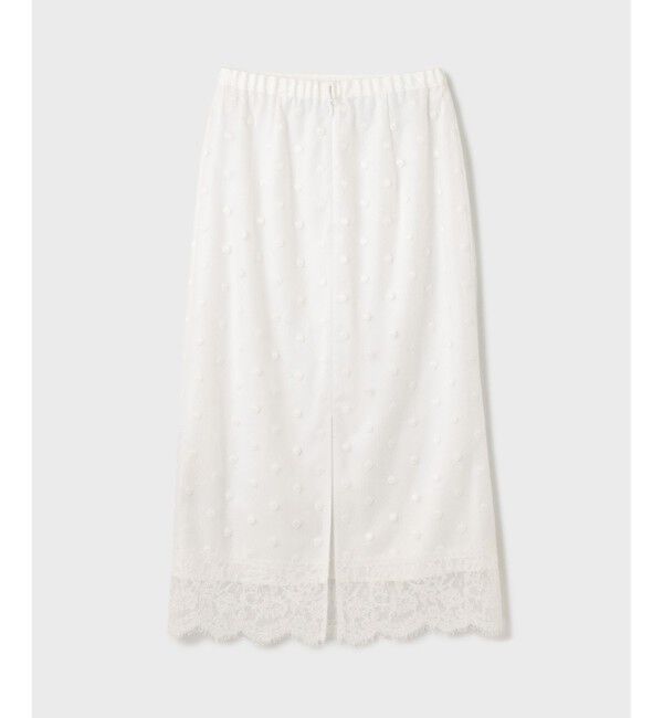  「ドットチュールタイトスカート」|スカート|