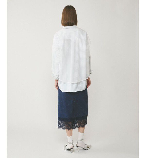  「ドットチュールタイトスカート」|スカート|