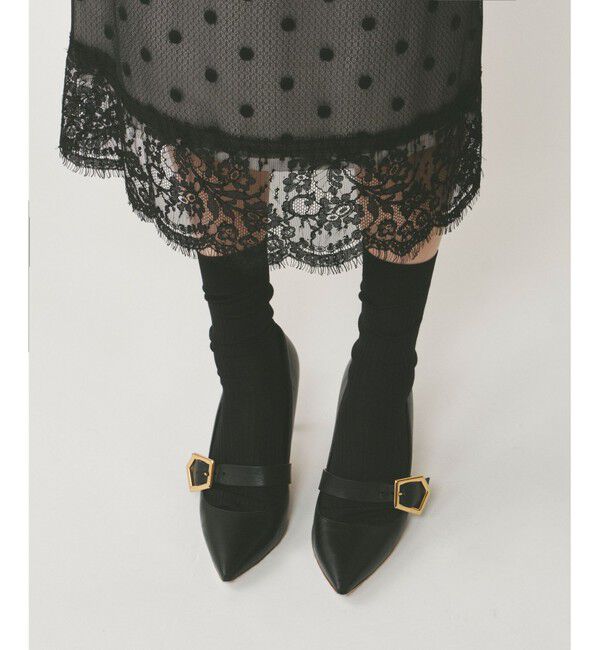  「ドットチュールタイトスカート」|スカート|