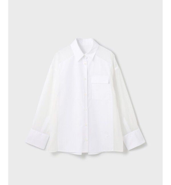  「シアーコンビオーバーシャツ」|シャツ・ブラウス|