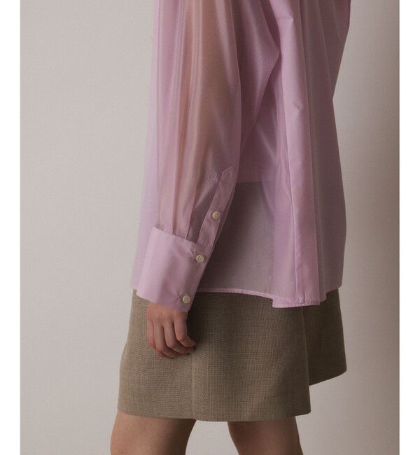  「シアーコンビオーバーシャツ」|シャツ・ブラウス|